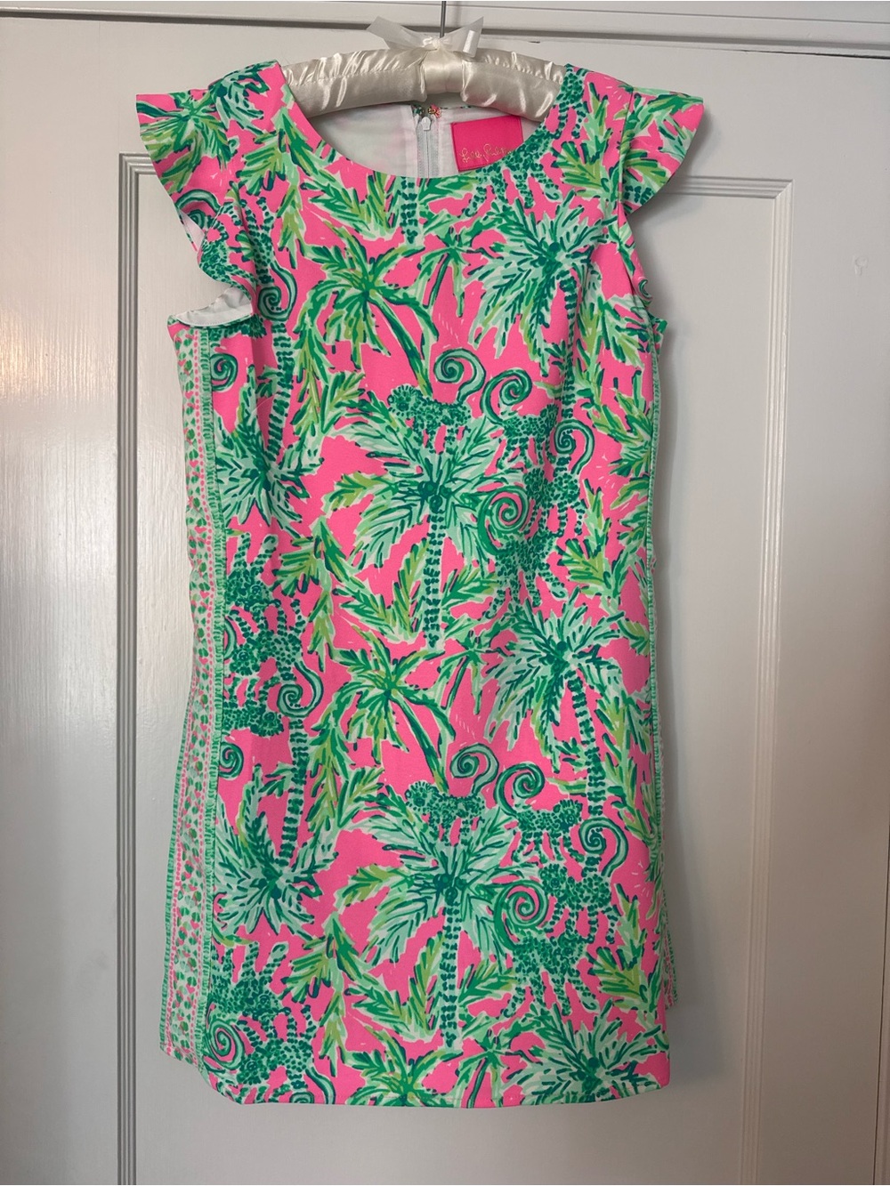 Lily Pulitzer: Pink & Green Palm Print Romper